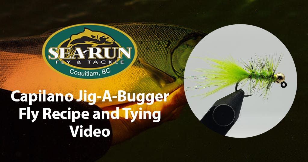 The Capilano Jig-A-Bugger Fly Recipe and Tying Video