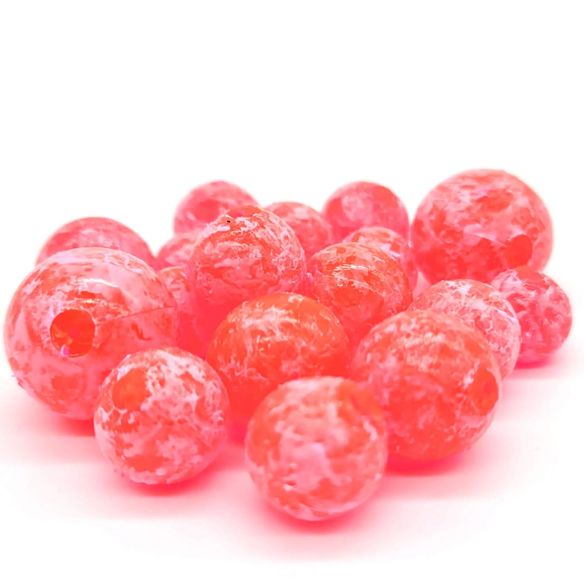 BnR Tackle Soft Beads Lucky 16mm 10pk, Orange, Fly Tying Materials -   Canada