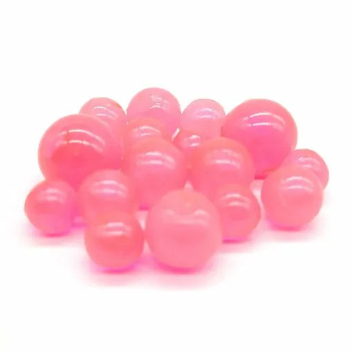 SBNA12 Soft Beads, 12 mm, Natural, Neutral Buoyancy, 10/Pack
