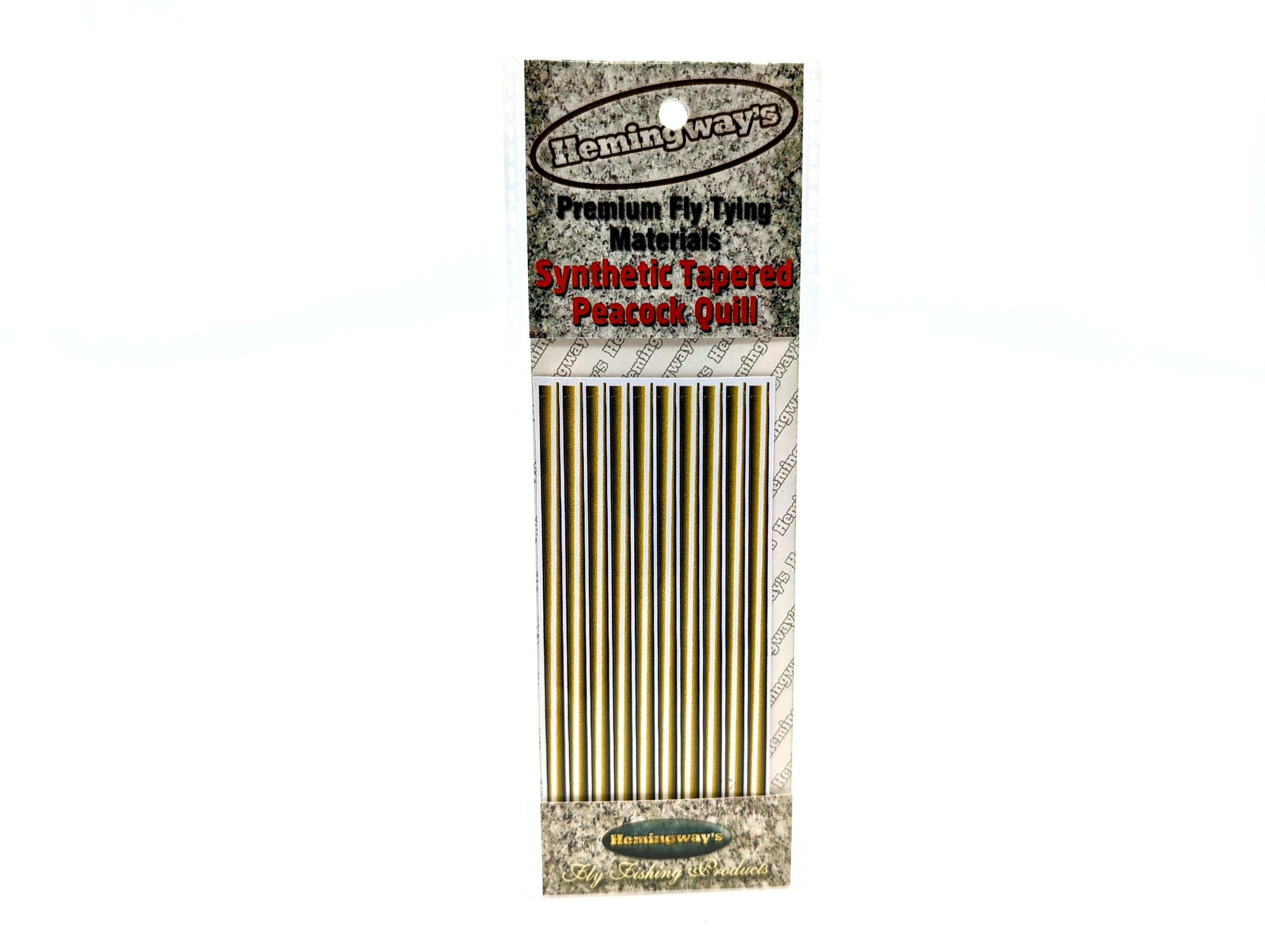 Hemingway's Synthetic Tapered Peacock Quills – Sea-Run Fly Tackle