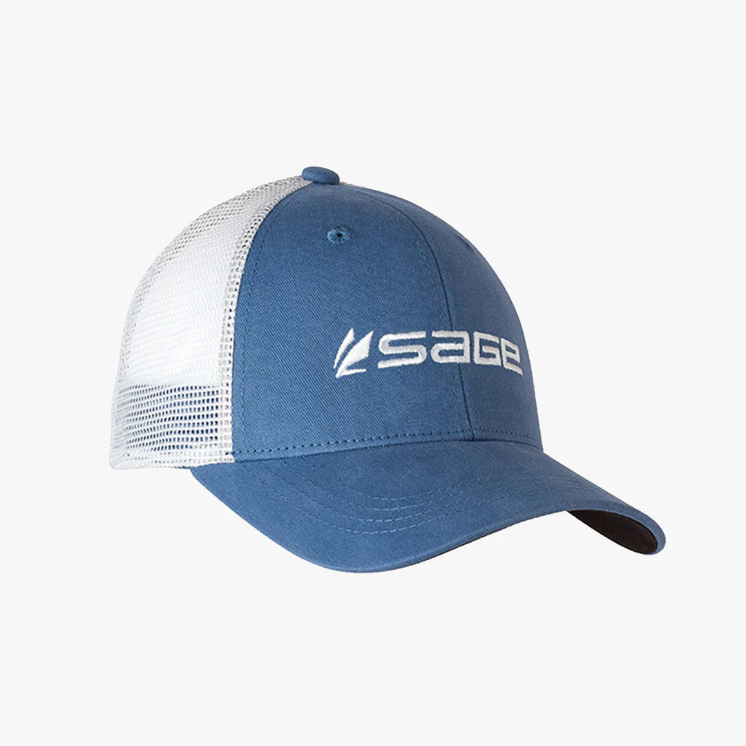 Santee Fishing Hook Mesh Trucker Hat - ADI01100 Blue / One Size