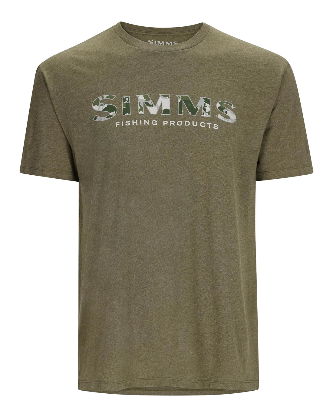 Simms Logo T-Shirt Men's RC Dark Clover/Military Herather / M