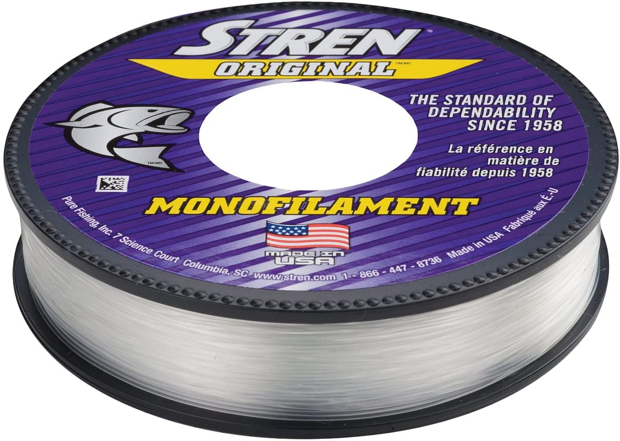 Stren Original Monofilament Fishing Line 12 lb / Clear/Blue Fluorescent / 330yd