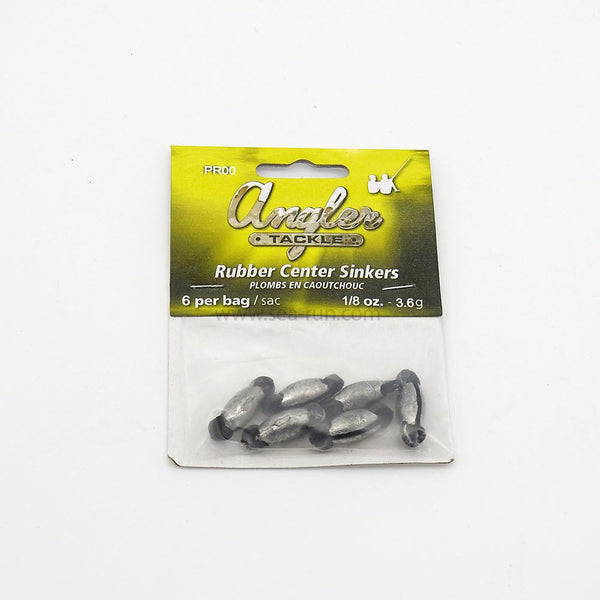 Angler Tackle Rubber Center Sinkers – Sea-Run Fly & Tackle