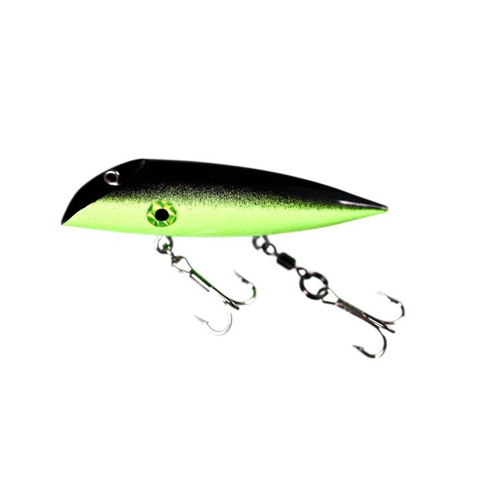 Best Lure Co. Yellow Cedar Tailless Series Plugs - Toxic Shock / 4