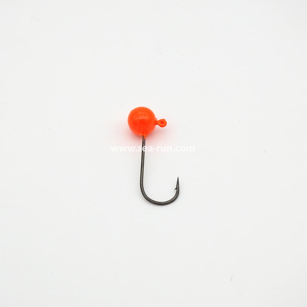 Compleat Angler Painted Jig Head Flame Orange – Sea-Run Fly & Tackle