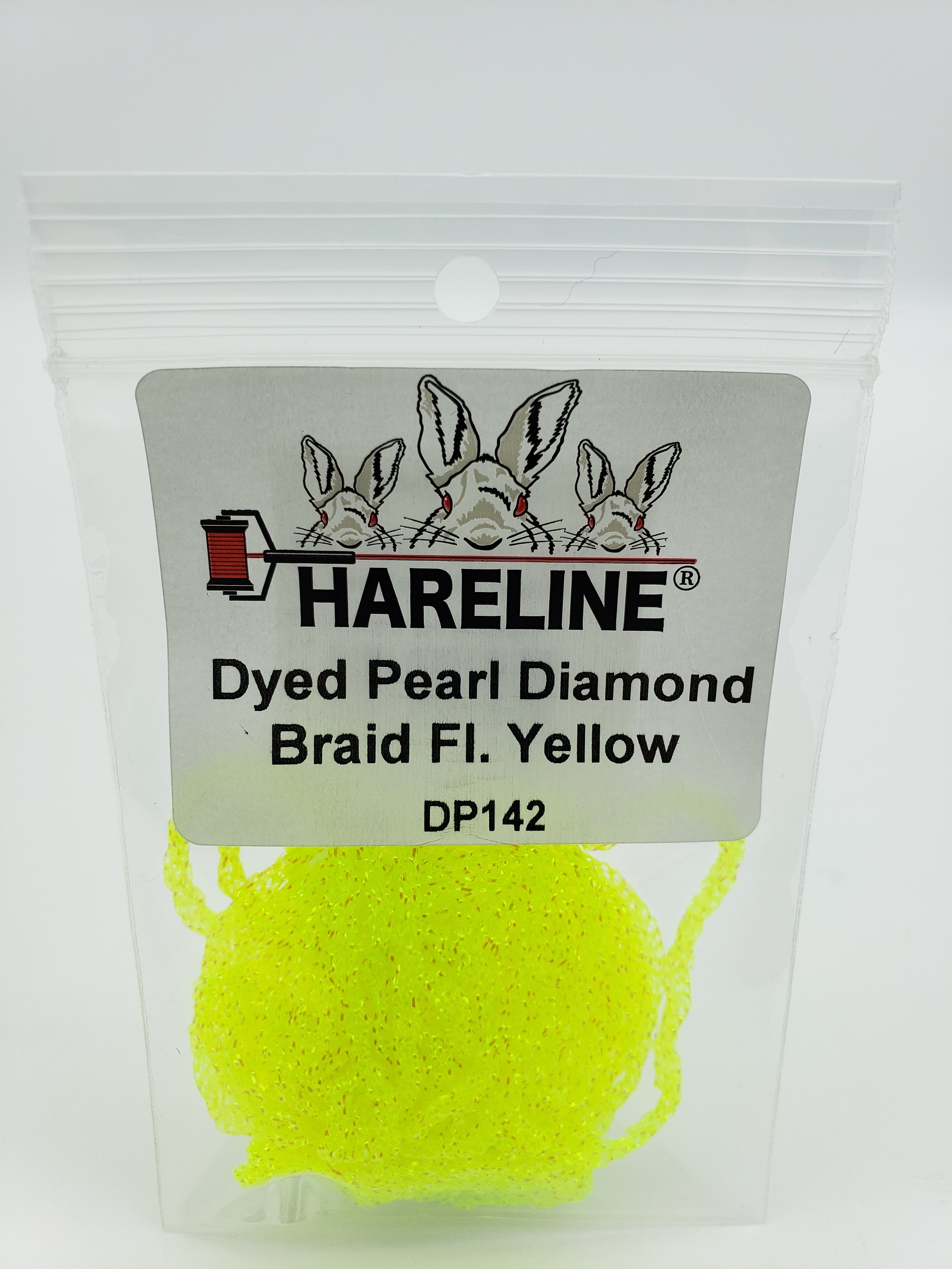 Hareline Dubbin Hareline Dyed Pearl Diamond Braid - The Painted Trout
