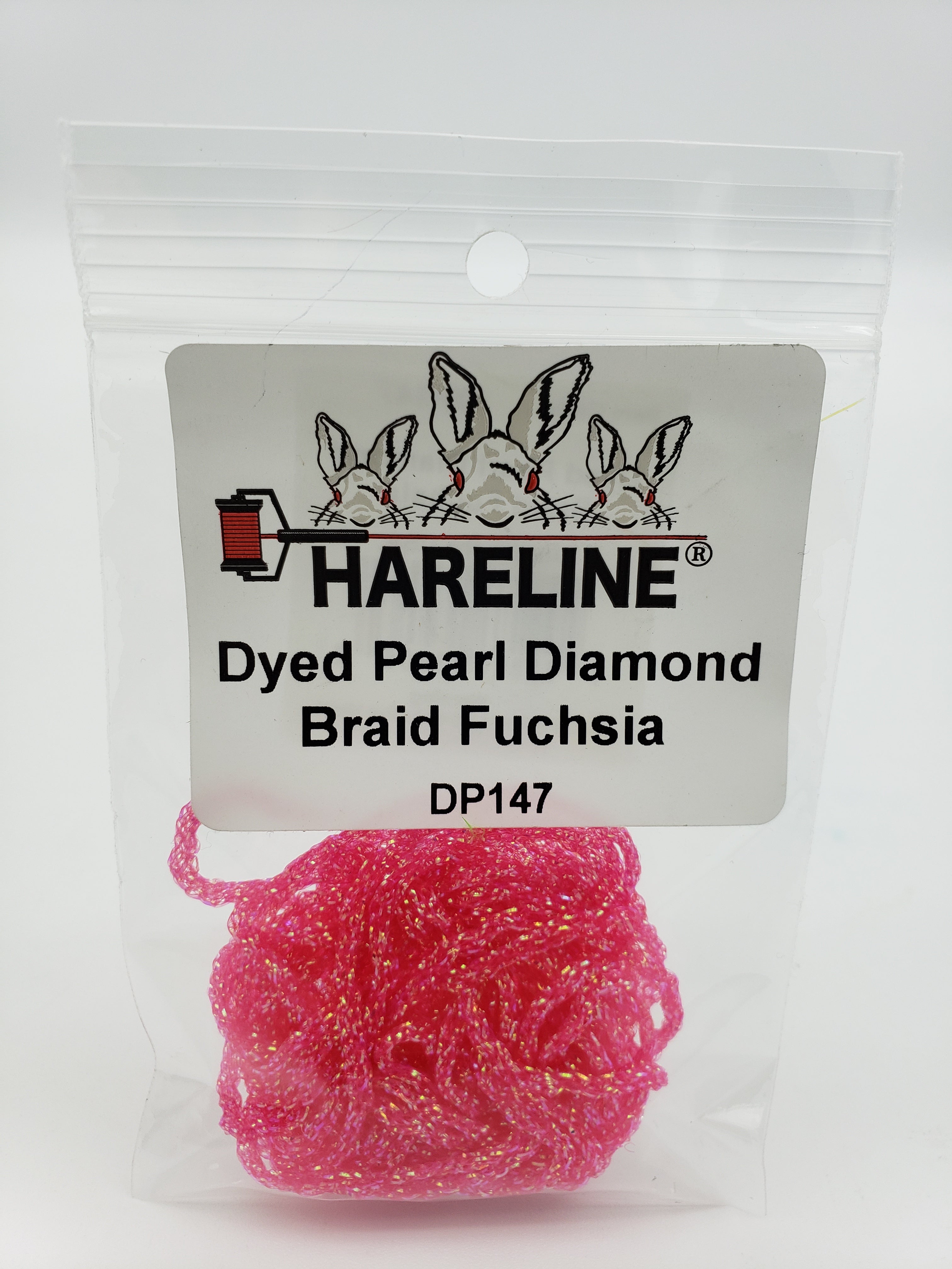 Hareline Dyed Pearl Diamond Braid - Iron Bow Fly Shop