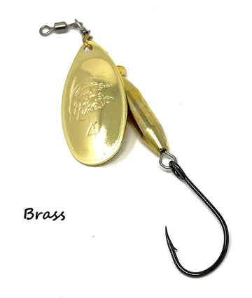Prime Lures Clean Up Crew Spinners - Brass / 4 / 2/5oz