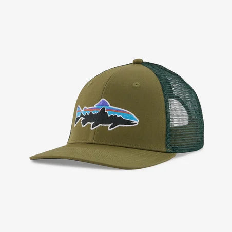 Patagonia trucker top hat fish