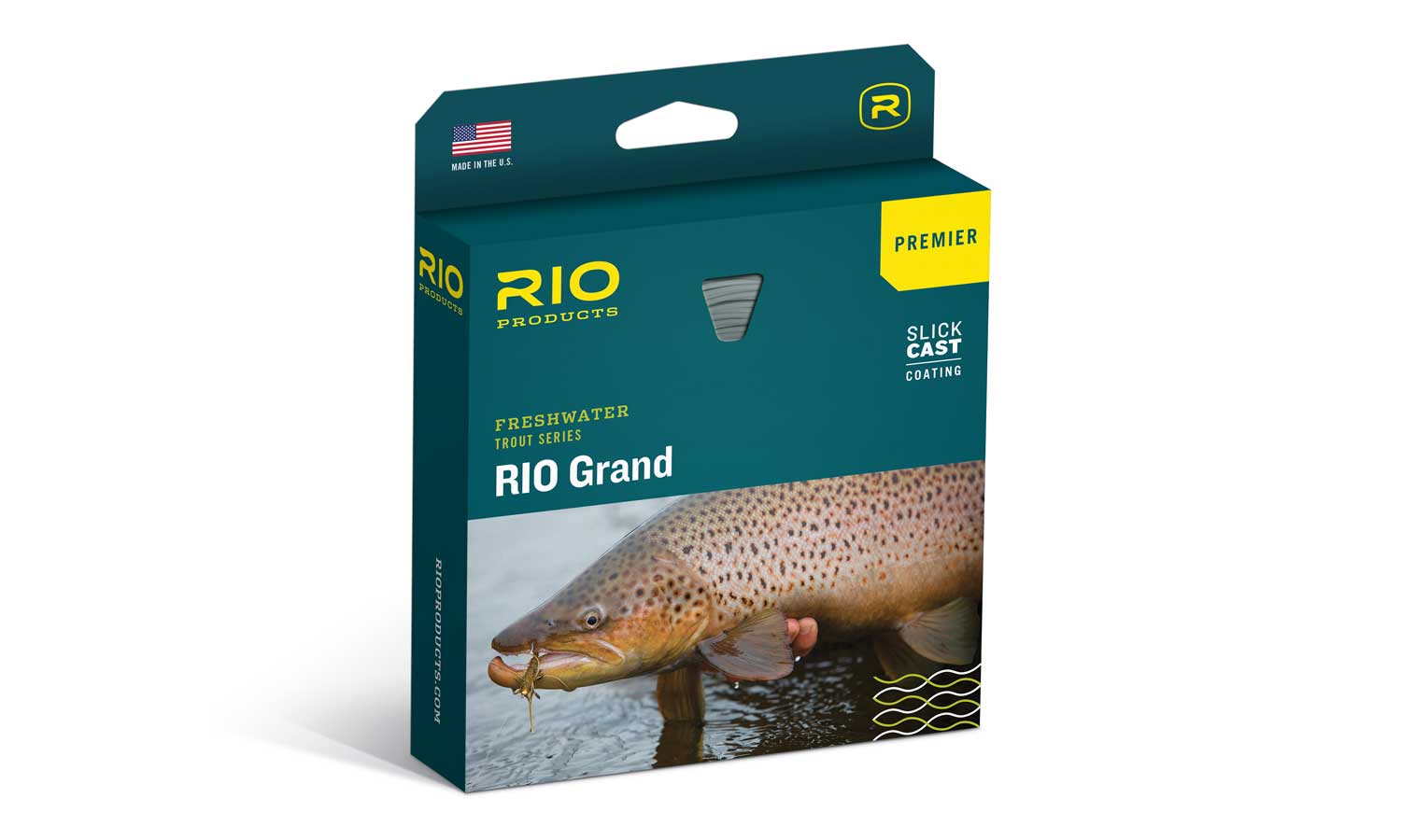 RIO Grand Premier Floating Fly Line - WF3F / Green/Yellow