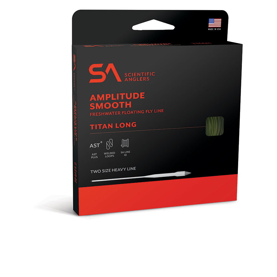 Scientific Anglers Amplitude Smooth Titan Long Floating Fly Line - WF6F