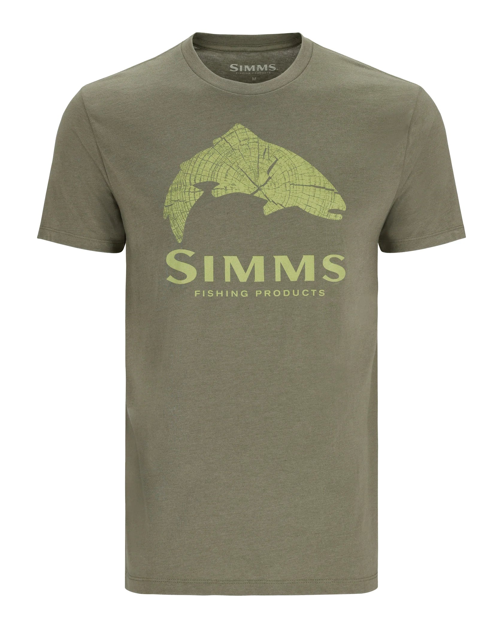 Simms Wood Trout Fill T-Shirt Men's Black / XL