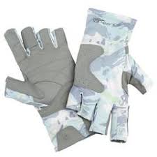 Simms Solarflex Guide Glove - Hex FLO Camo Steel XL