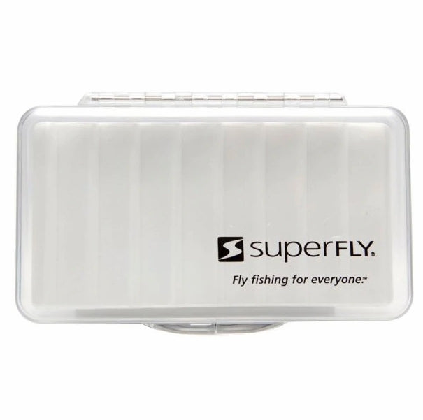SUPERFLY CLEAR RIPPLE FLY BOX medium