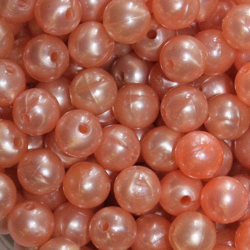 Peach Roe Trout Beads - Steelhead & Trout Fishing Egg Beads –