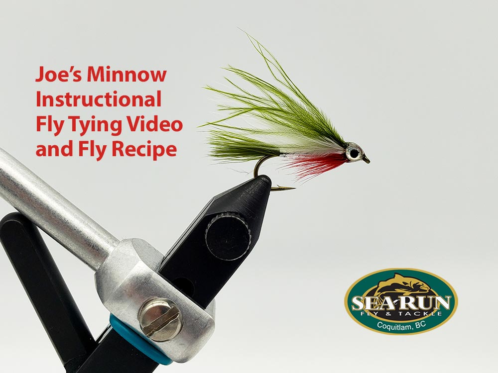 Joe's Minnow Fly Tying Video and Fly Recipe