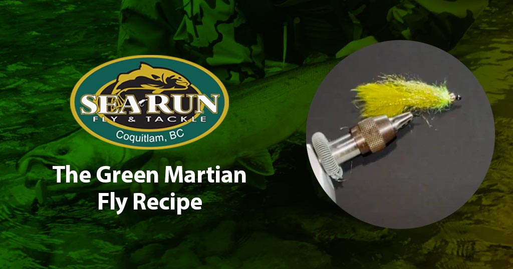 Casey's Green Martian Coho Fly Recipe – Sea-Run Fly & Tackle