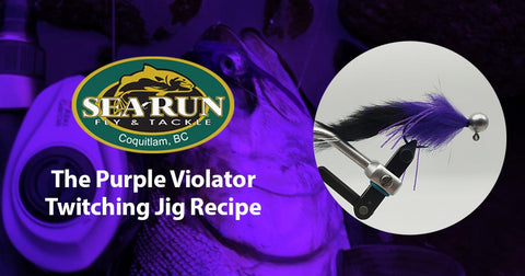 Purple Violator Twitching Jig Recipe and Tying Video – Sea-Run Fly