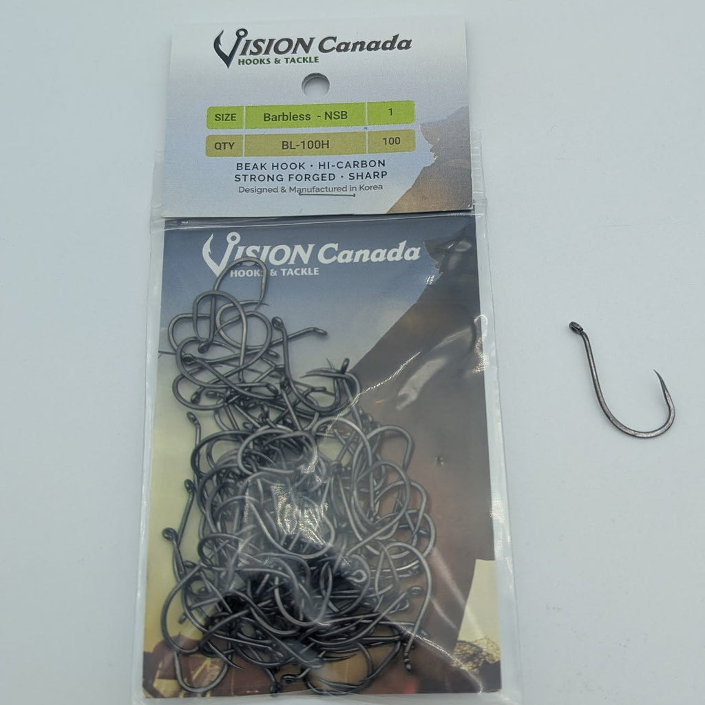 barbless hooks for sea fishing Partridge Stinger Hook #1, 15pk designed by Angler Innovations and Maruto Vision Canada Barbless Beak Hook