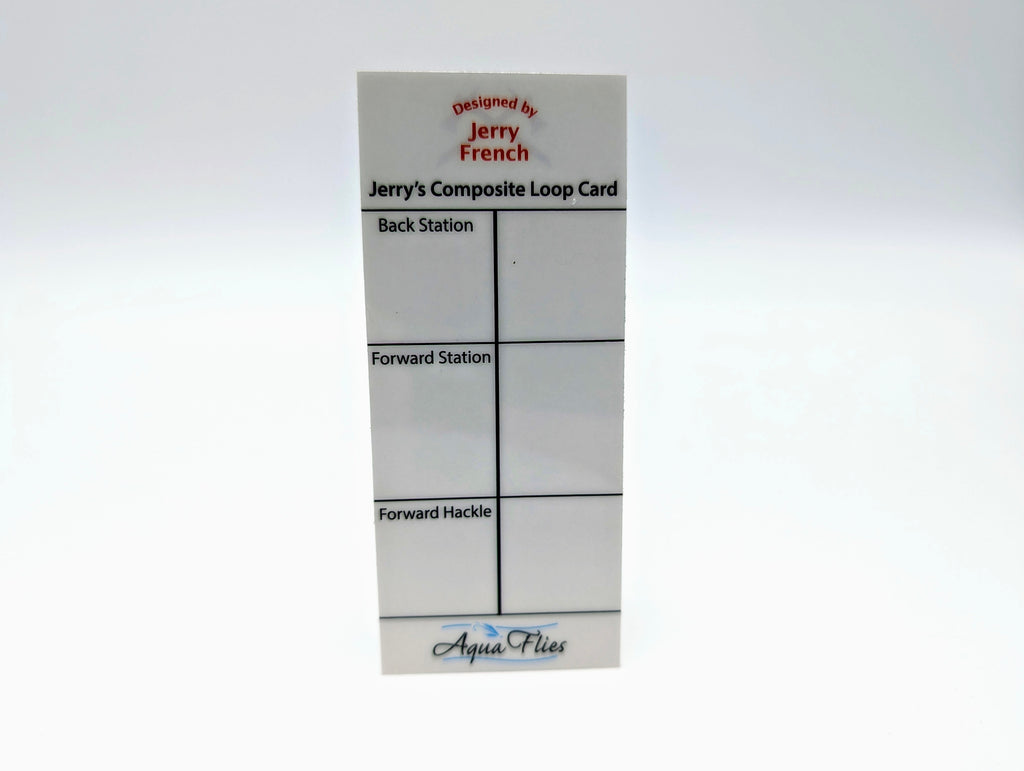 Aqua Flies Jerry's Composite Loop Card – Sea-Run Fly & Tackle