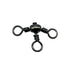 Pucci Black Crossline Swivels
