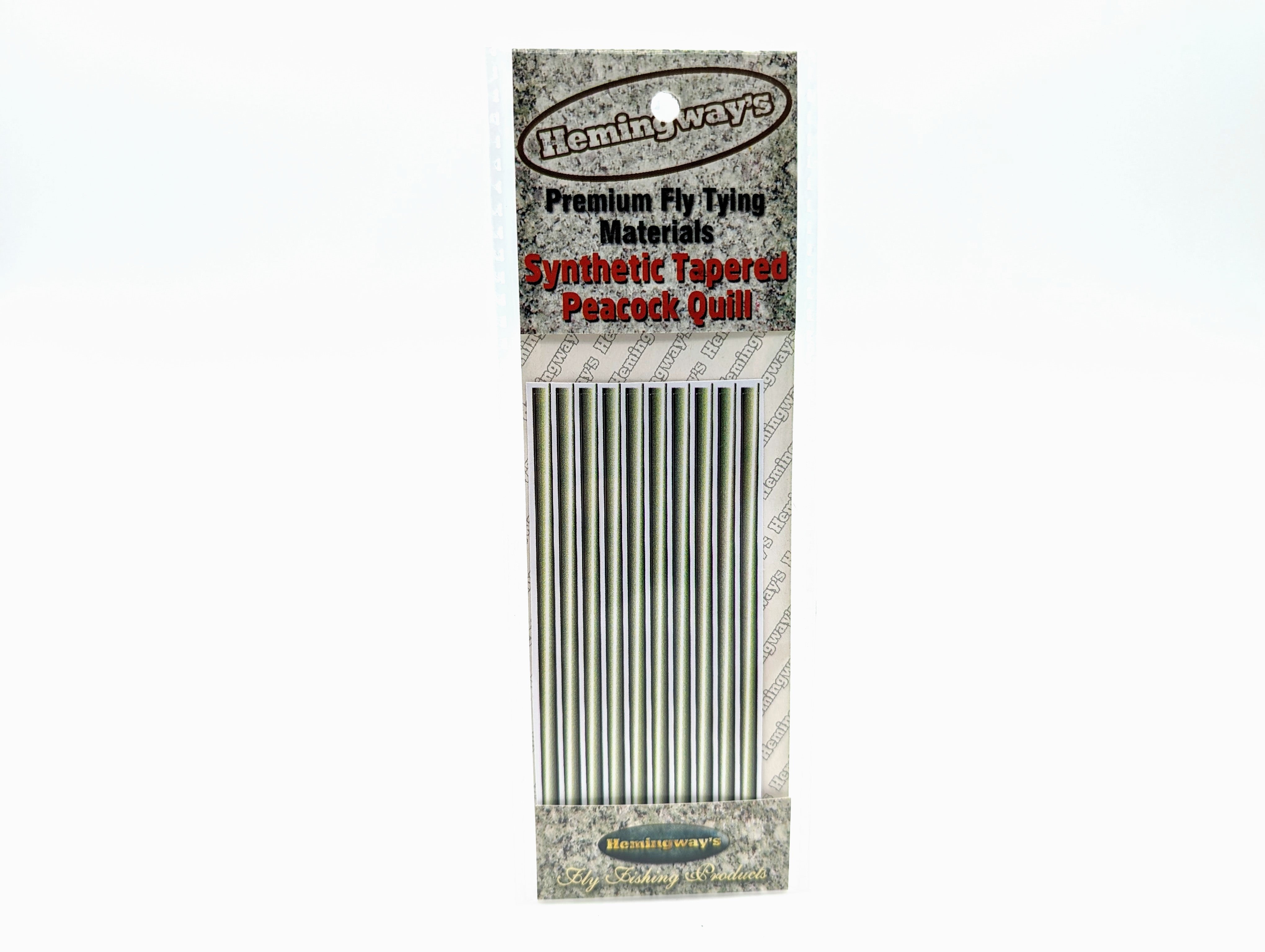 Hemingway's Synthetic Tapered Peacock Quills – Sea-Run Fly Tackle