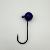 Compleat Angler Painted Jig Head Metallic Purple