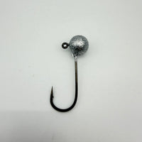 Compleat Angler Painted Jig Head Metallic SIlver