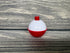 Pucci Red and White Bobber 1 1/2"