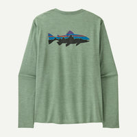 Patagonia Cap Cool Daily Fish Graphic Long Sleeve Shirt
