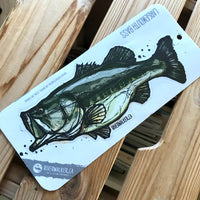 RiverWalker Largemouth Bass Sticker