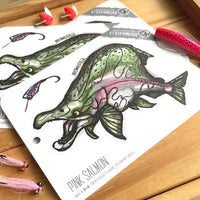 RiverWalkerBC Pink Salmon Sticker