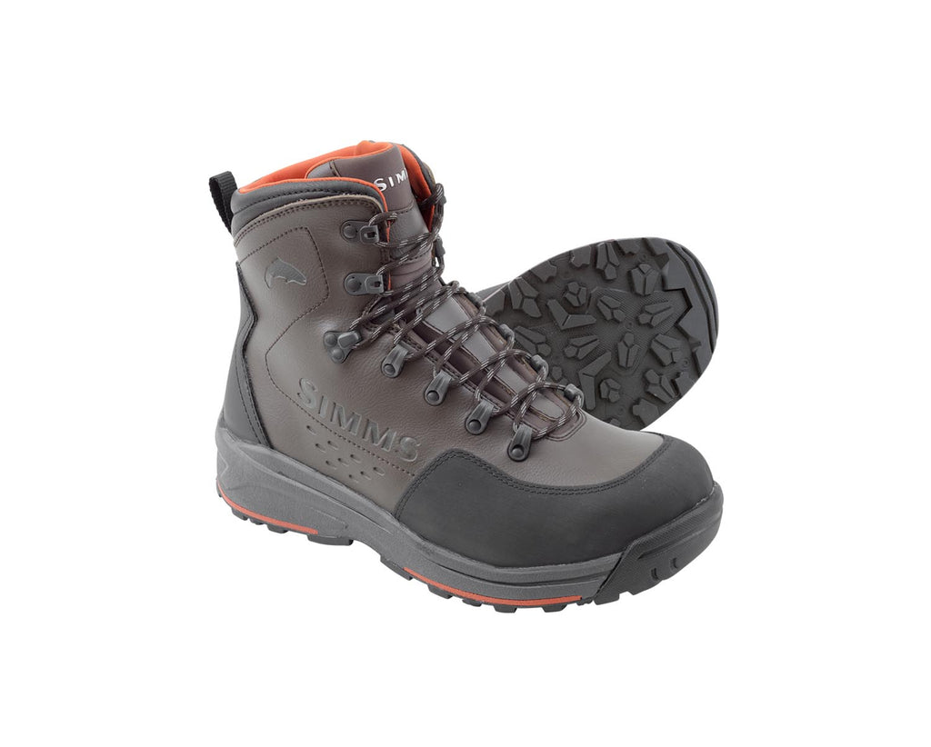 Simms Freestone Wading Boots Rubber Sole Men's