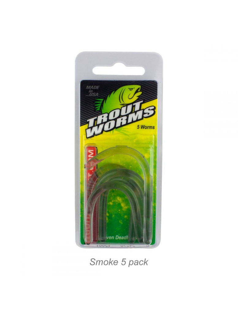Leland Lures Trout Worms Black