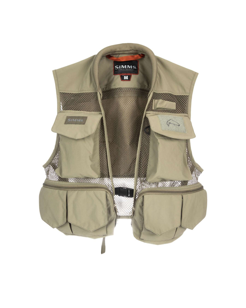 Simms Tributary Fishing Vest L / Tan