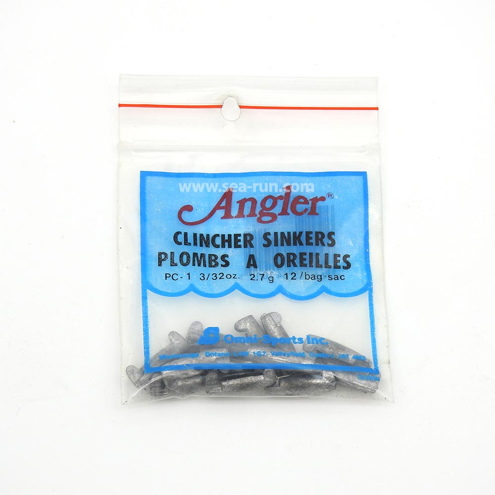 Angler Tackle Clincher Sinkers
