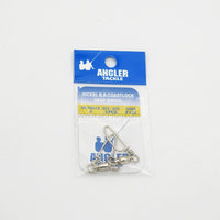 Angler Tackle Nickel B.B. Coastlock Snap Swivel