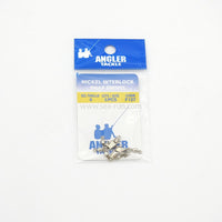 Angler Tackle Nickel Crane Interlock Snap Swivel