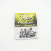 Angler Tackle Rubber Center Sinkers