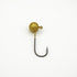 Compleat Angler Painted Jig Head Metallic Gold