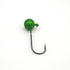 Compleat Angler Painted Jig Head Metallic Green