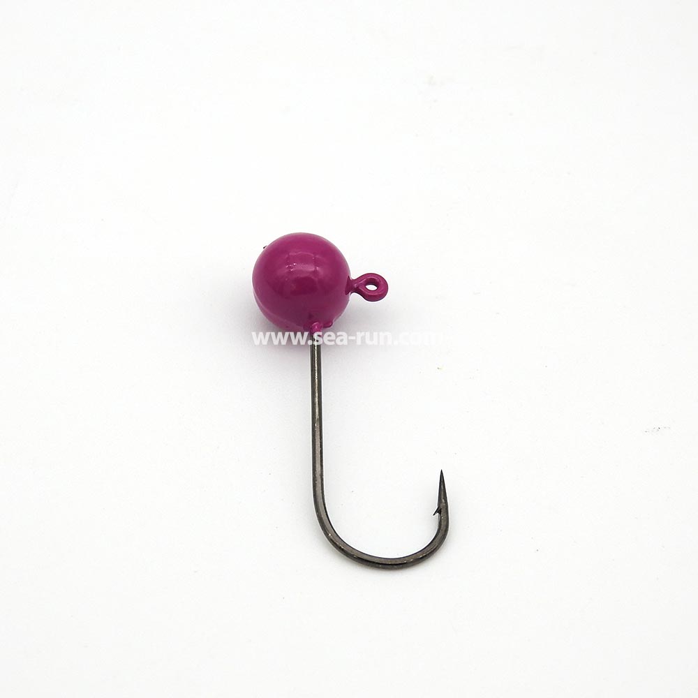 Compleat Angler Painted Jig Head Regular Purple