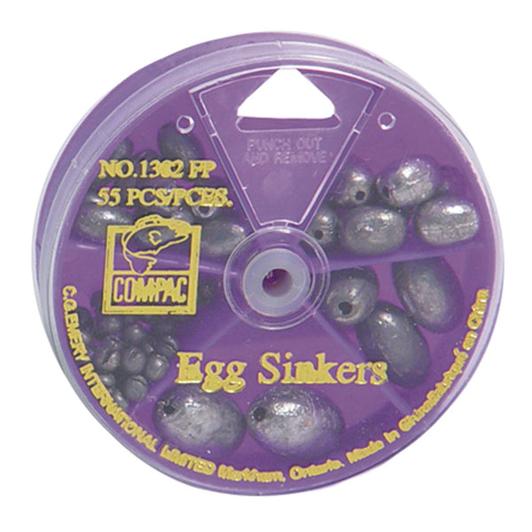 Compac Egg Sinkers Assorted – Sea-Run Fly & Tackle
