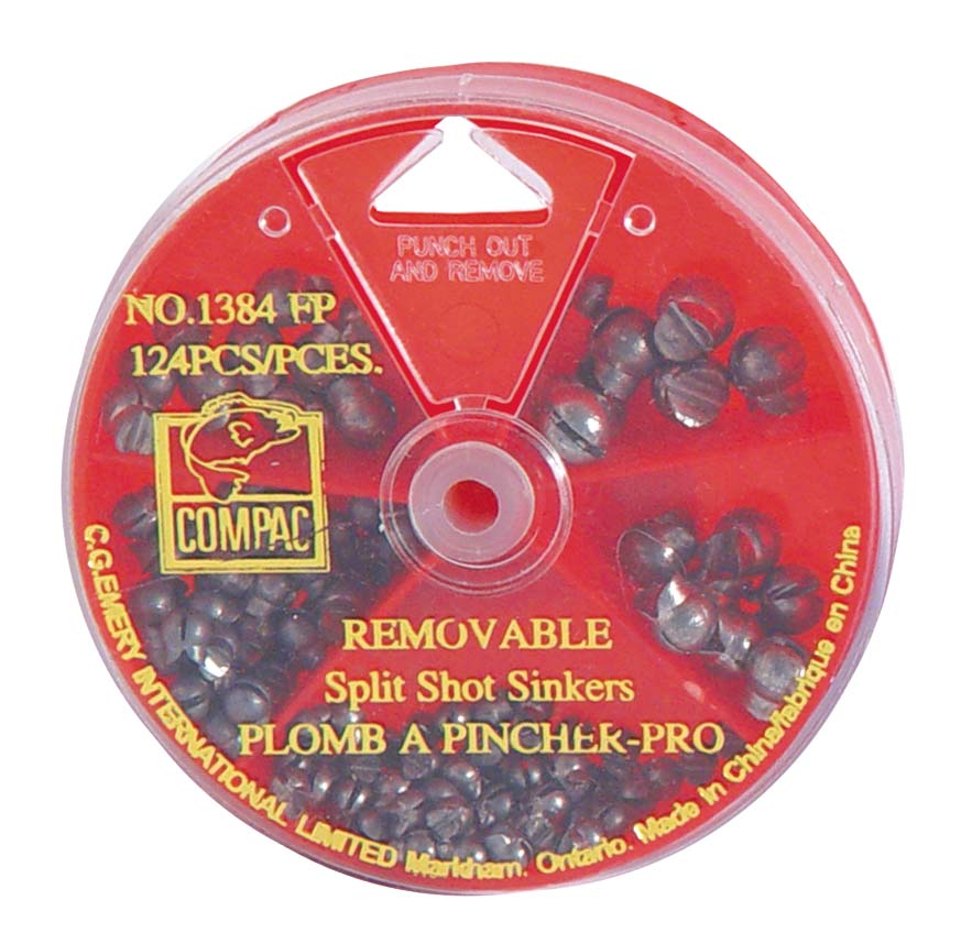 Compac Assorted Removable Split Shot – Sea-Run Fly & Tackle