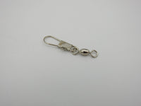 Angler Tackle Nickel Crane Interlock Snap Swivel