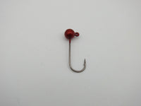 Compleat Angler Painted Jig Head Red