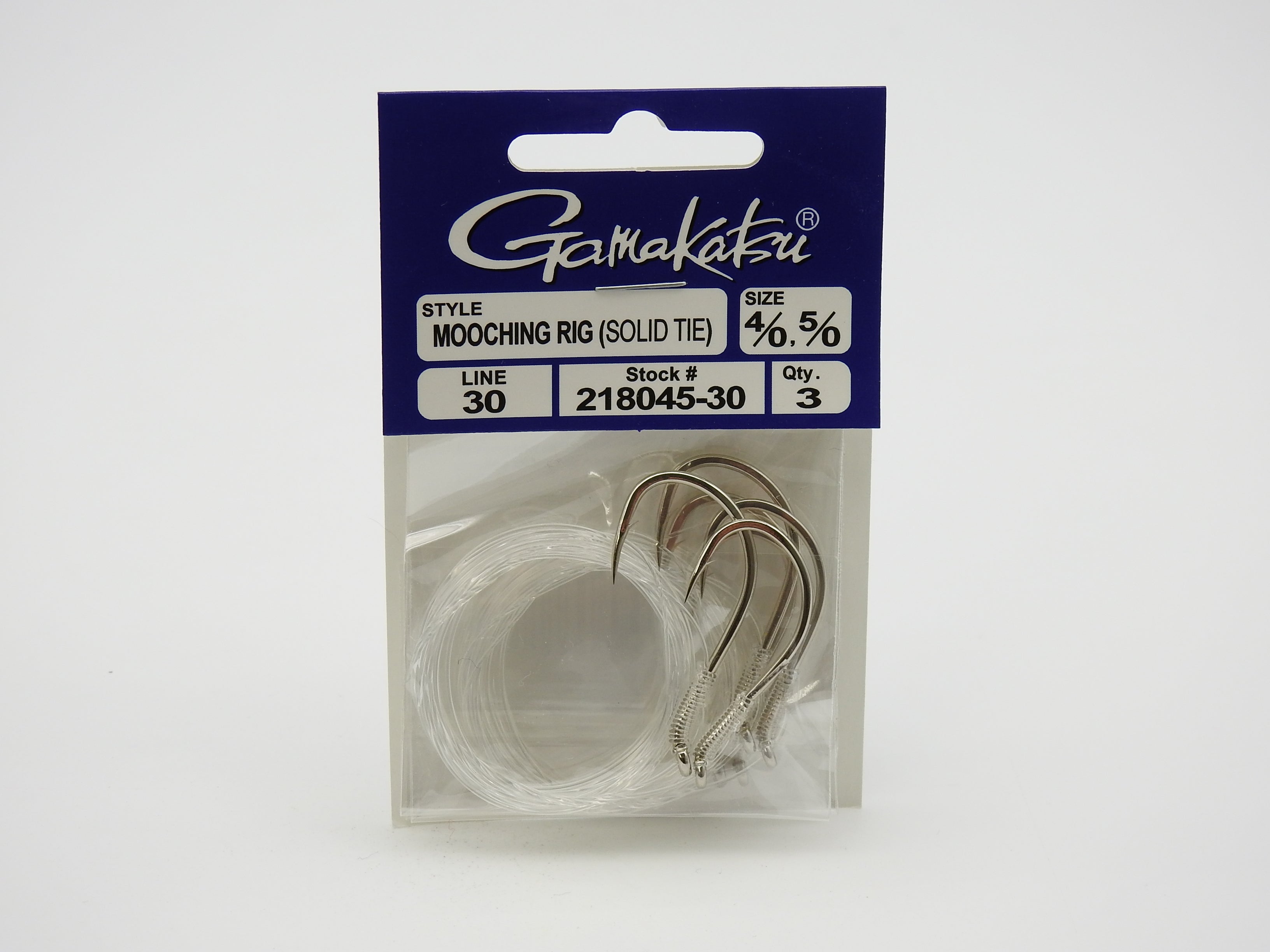 Gamakatsu Mooching Rig (Solid Tie) - 4/0-5/0 / 40 Lb