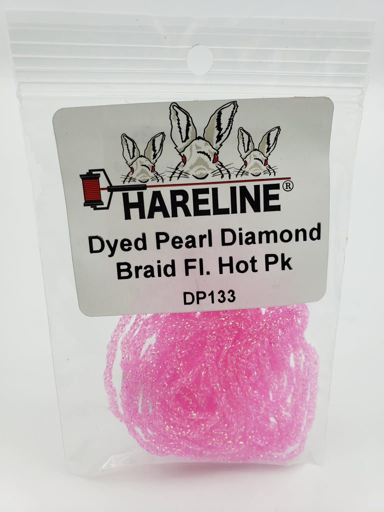 Hareline Dyed Pearl Diamond Braid