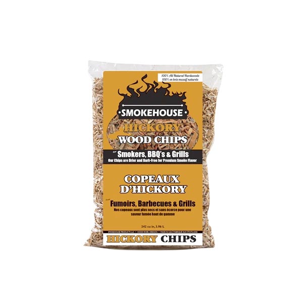 Smokehouse Hickory Wood Chips 1.75 lb Bag